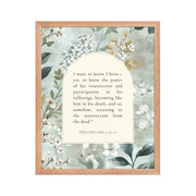 Philippians 3:10-11 –  Vintage Flower Arche  