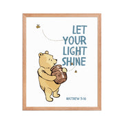 Matthew 5:16 – Pooh Bear Inspired Scripture Print