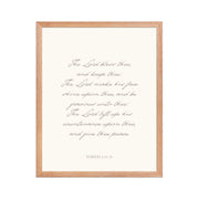 "The Lord Bless You" Numbers 6:24-26 Art | Available in 3 Colors