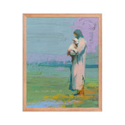 The Good Shepherd Wall Art | "He Left the 99" Scripture Print    Unframed Matte Paper / 8″×10″-Unframed Matte Paper / 10″×10″-Unframed Matte Paper / 11″×14″-Unframed Matte Paper / 12″×12″-Unframed Matte Paper / 12″×16″ 