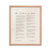 Psalm 91 KJV Entire Chapter On Beige  