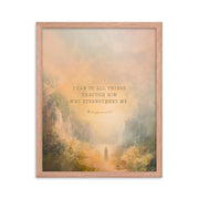 Philippians 4:13 - Oil Painting Print  