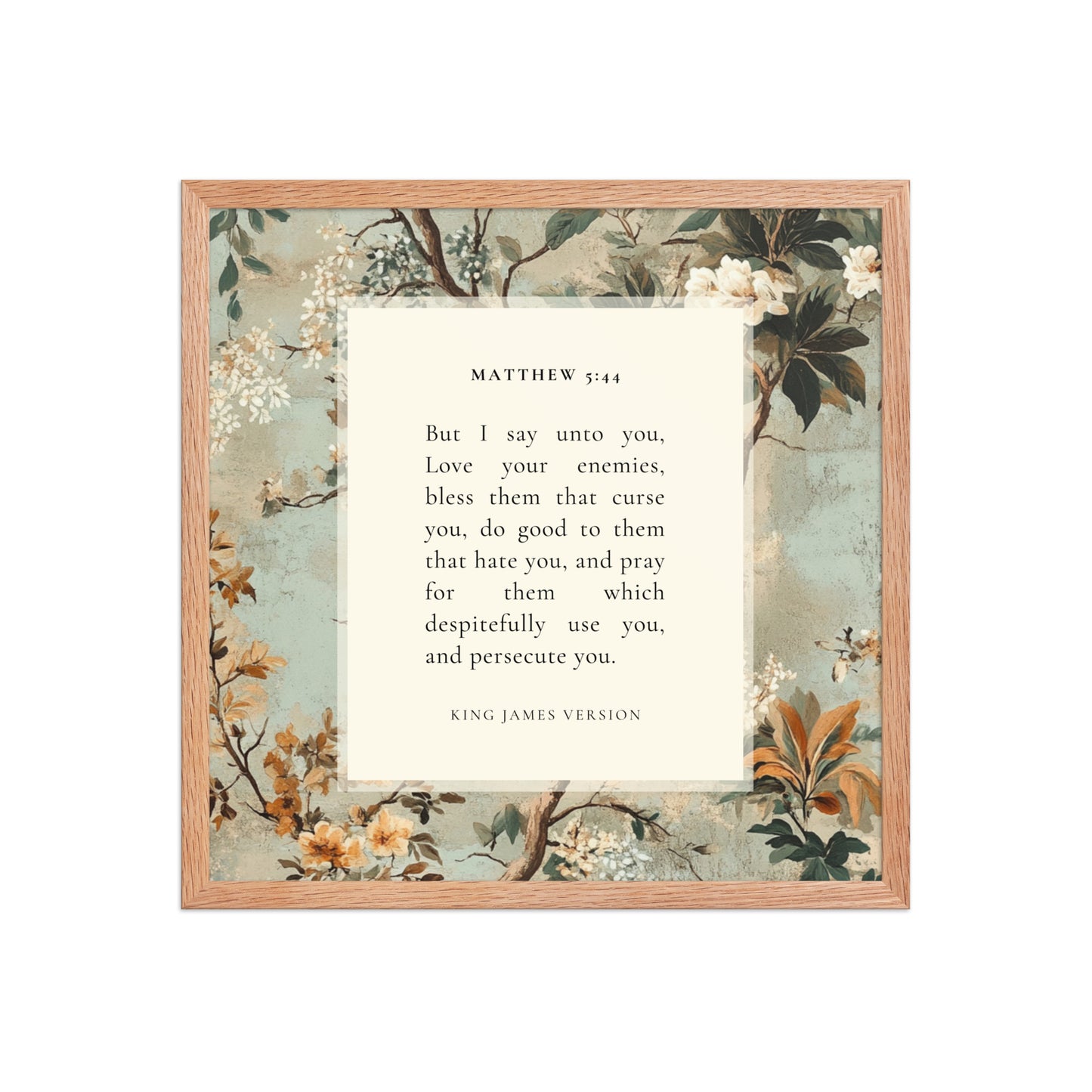 Matthew 5:44 Botanical Background  