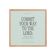 Commit Your Way: Psalm 37:5 Premium Matte Bible Verse Art