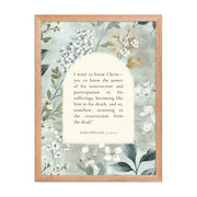 Philippians 3:10-11 –  Vintage Flower Arche  