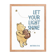 Matthew 5:16 – Pooh Bear Inspired Scripture Print