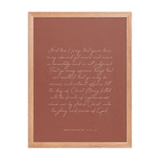 “Abound in Love” – Philippians 1:9–11 KJV Scripture Wall Art