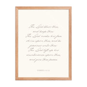 "The Lord Bless You" Numbers 6:24-26 Art | Available in 3 Colors