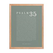 Psalm 35 Full Chapter Wall Art | Complete Scripture Print