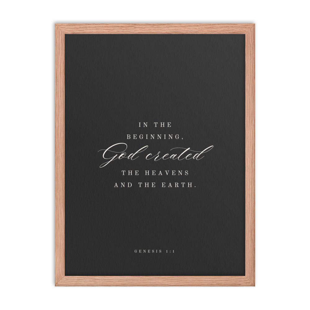 Genesis 1:1 Black Or White  