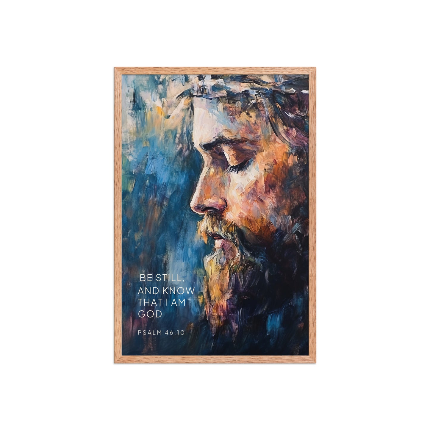Psalm 46:10 - Know That I Am God - Bible Verse Wall Art