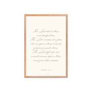 "The Lord Bless You" Numbers 6:24-26 Art | Available in 3 Colors