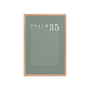 Psalm 35 Full Chapter Wall Art | Complete Scripture Print