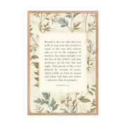 Genesis 2:9 - Botanic Floral Background  
