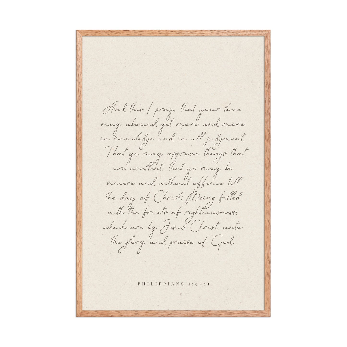 “Abound in Love” – Philippians 1:9–11 KJV Scripture Wall Art    Unframed Matte Paper / 8″×10″ / Eggshell-Unframed Matte Paper / 8″×10″ / Blue Green-Unframed Matte Paper / 8″×10″ / Red Clay-Unframed Matte Paper / 11″×14″ / Eggshell-Unframed Matte Paper / 11″×14″ / Blue Green-Unframed Matte Paper / 11″×14″ / Red Clay-Unframed Matte Paper / 12″×16″ / Eggshell-Unframed Matte Paper / 12″×16″ / Blue Green-Unframed Matte Paper / 12″×16″ / Red Clay-Unframed Matte Paper / 12″×18″ / Eggshell 