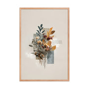 Matthew 7:24–25 Floral Wall Art, "Build on the Rock    Unframed Matte Paper / 11″×14″-Unframed Matte Paper / 12″×16″-Unframed Matte Paper / 12″×18″-Unframed Matte Paper / 16″×20″-Unframed Matte Paper / 18″×24″ 