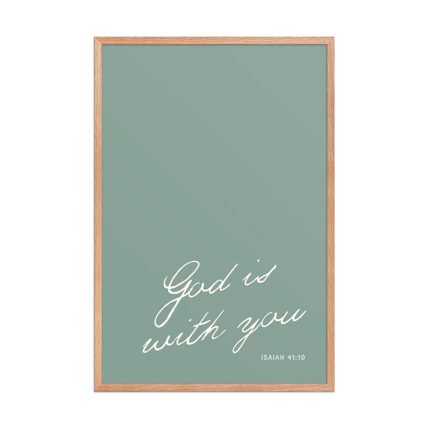 "Do Not Fear" Isaiah 41:10 Art | 3 Color Options