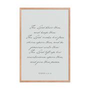 "The Lord Bless You" Numbers 6:24-26 Art | Available in 3 Colors