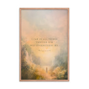 Philippians 4:13 - Oil Painting Print  