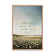John 14:6 Meadow Dark Text 24X36