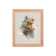 Matthew 7:24–25 Floral Wall Art, "Build on the Rock    Unframed Matte Paper / 11″×14″-Unframed Matte Paper / 12″×16″-Unframed Matte Paper / 12″×18″-Unframed Matte Paper / 16″×20″-Unframed Matte Paper / 18″×24″ 