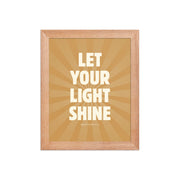 Let Your Light Shine: Matthew 5:16    Black / 8″×10″-Black / 11″×14″-Black / 12″×16″-Black / 12″×18″-Black / 16″×20″ 