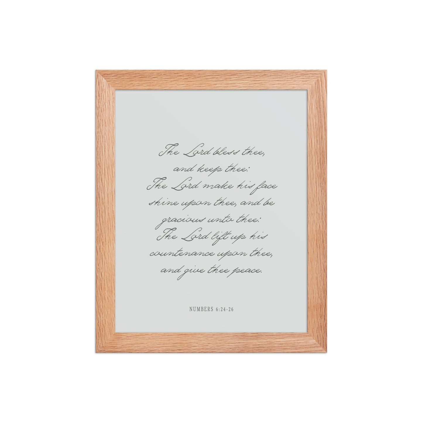 "The Lord Bless You" Numbers 6:24-26 Art | Available in 3 Colors