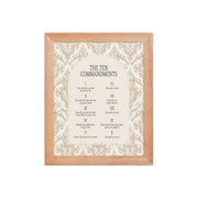 The Ten Commandments: Arch Design Print with Roman Numerals or List