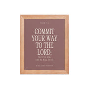 Commit Your Way: Psalm 37:5 Premium Matte Bible Verse Art    Unframed Matte Paper / 8″×10″ / Faded Brick-Unframed Matte Paper / 8″×10″ / Blush-Unframed Matte Paper / 8″×10″ / Deep Plum-Unframed Matte Paper / 8″×10″ / Mint-Unframed Matte Paper / 10″×10″ / Faded Brick 