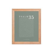 Psalm 35 Full Chapter Wall Art | Complete Scripture Print