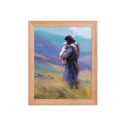 He Left the 99" Art | The Good Shepherd Jesus & Lamb Poster    Unframed Matte Paper / 8″×10″-Unframed Matte Paper / 10″×10″-Unframed Matte Paper / 11″×14″-Unframed Matte Paper / 12″×12″-Unframed Matte Paper / 12″×16″ 
