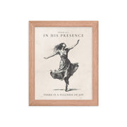 Psalm 16:11 Dancer Art On Beige Background  