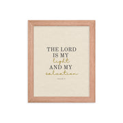 Psalm 27 Quote On light Background 8x10