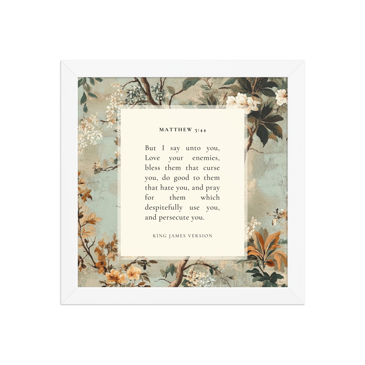 Matthew 5:44 Botanical Background  