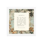 Matthew 5:44 Botanical Background  