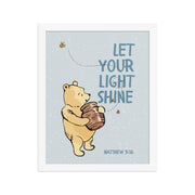 Matthew 5:16 – Pooh Bear Inspired Scripture Print