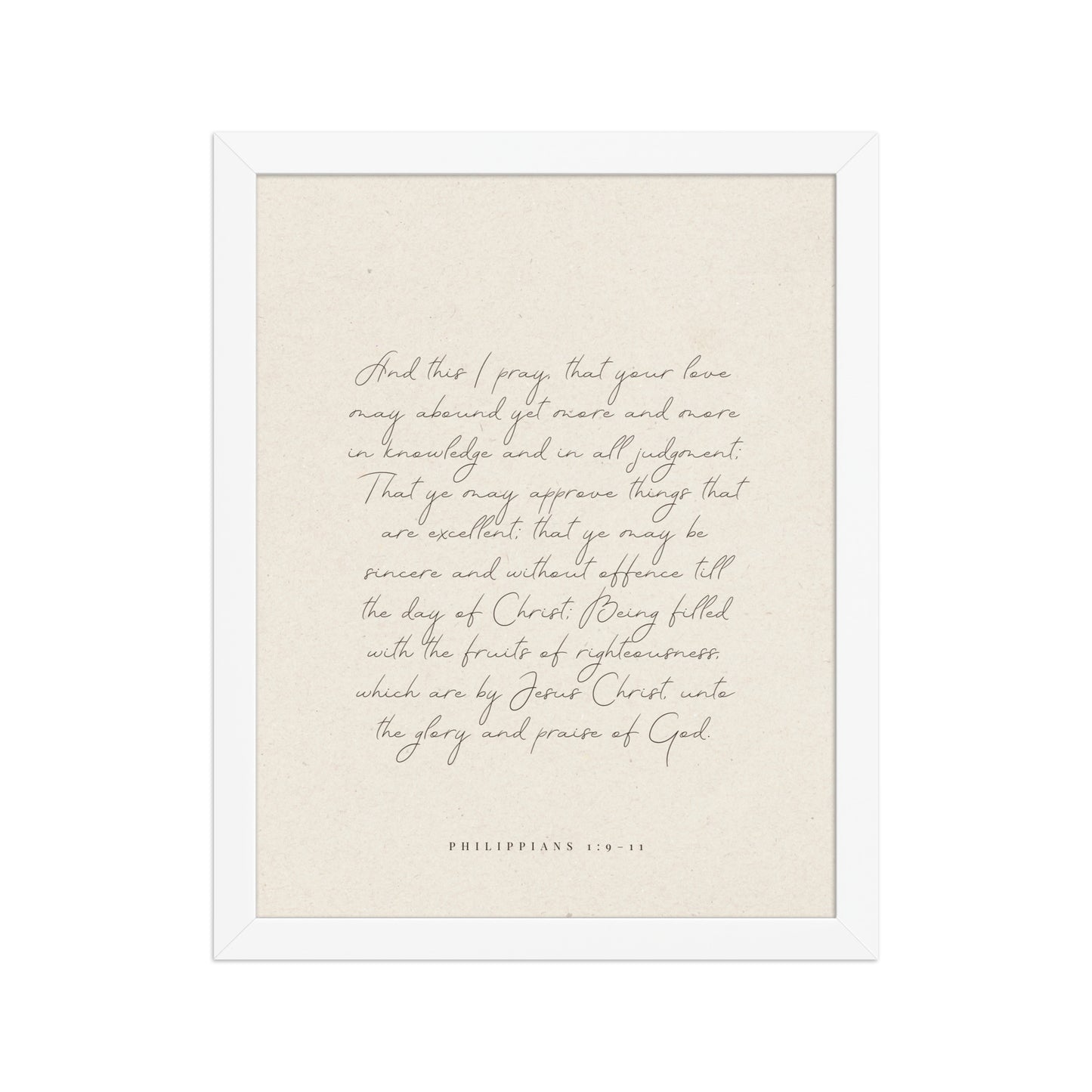 “Abound in Love” – Philippians 1:9–11 KJV Scripture Wall Art    Unframed Matte Paper / 8″×10″ / Eggshell-Unframed Matte Paper / 8″×10″ / Blue Green-Unframed Matte Paper / 8″×10″ / Red Clay-Unframed Matte Paper / 11″×14″ / Eggshell-Unframed Matte Paper / 11″×14″ / Blue Green-Unframed Matte Paper / 11″×14″ / Red Clay-Unframed Matte Paper / 12″×16″ / Eggshell-Unframed Matte Paper / 12″×16″ / Blue Green-Unframed Matte Paper / 12″×16″ / Red Clay-Unframed Matte Paper / 12″×18″ / Eggshell 