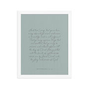 “Abound in Love” – Philippians 1:9–11 KJV Scripture Wall Art