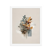 Matthew 7:24–25 Floral Wall Art, "Build on the Rock    Unframed Matte Paper / 11″×14″-Unframed Matte Paper / 12″×16″-Unframed Matte Paper / 12″×18″-Unframed Matte Paper / 16″×20″-Unframed Matte Paper / 18″×24″ 