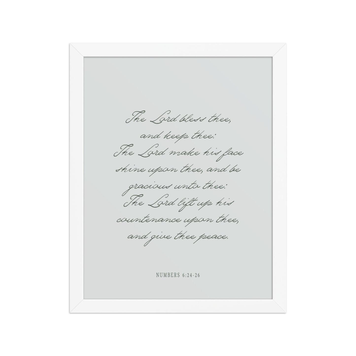 "The Lord Bless You" Numbers 6:24-26 Art | Available in 3 Colors