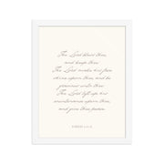 "The Lord Bless You" Numbers 6:24-26 Art | Available in 3 Colors