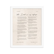 Psalm 91 KJV Entire Chapter On Beige  