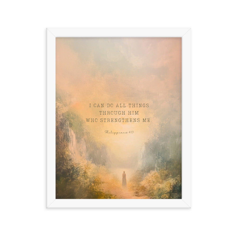 Philippians 4:13 - Oil Painting Print  