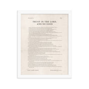 Psalm 37 Entire Chapter On Beige  