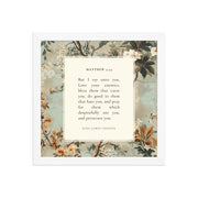 Matthew 5:44 Botanical Background  