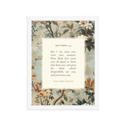 Matthew 5:44 Botanical Background  