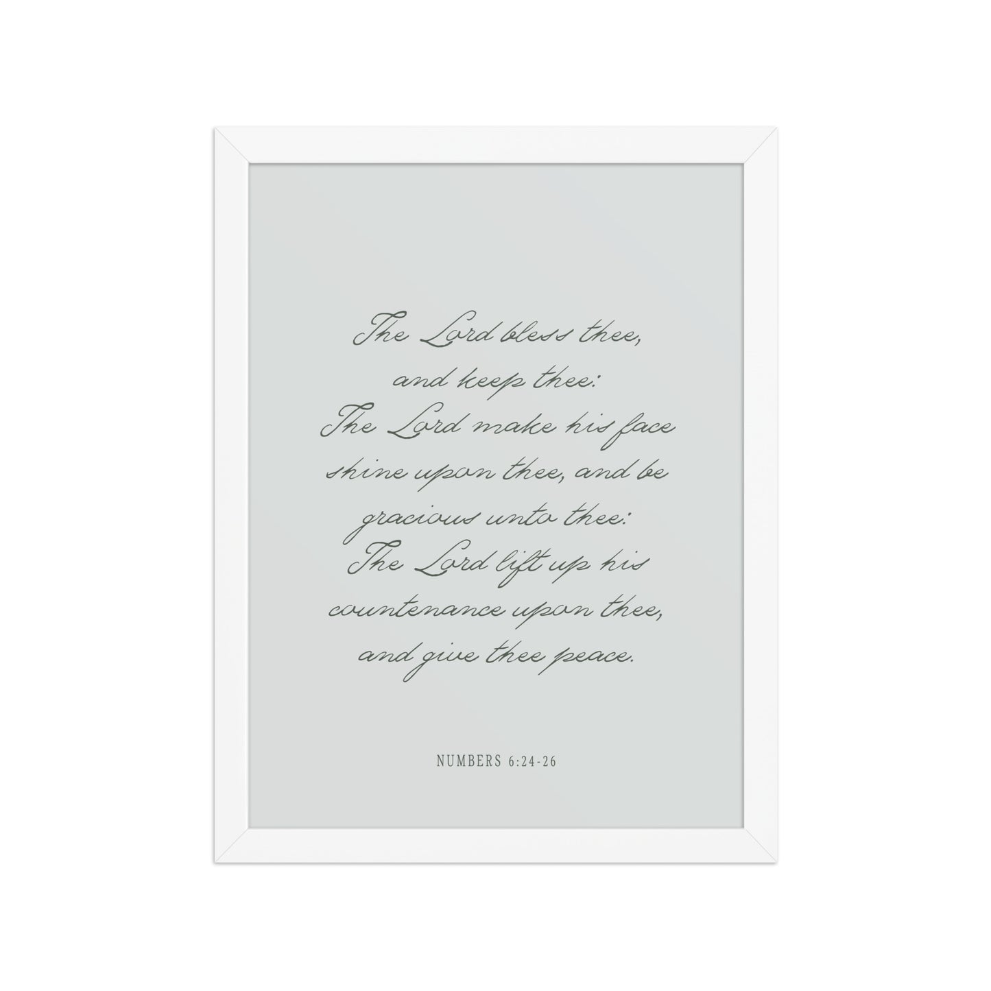 "The Lord Bless You" Numbers 6:24-26 Art | Available in 3 Colors