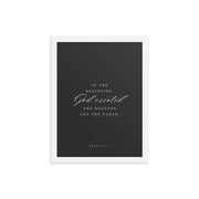 Genesis 1:1 Black Or White  