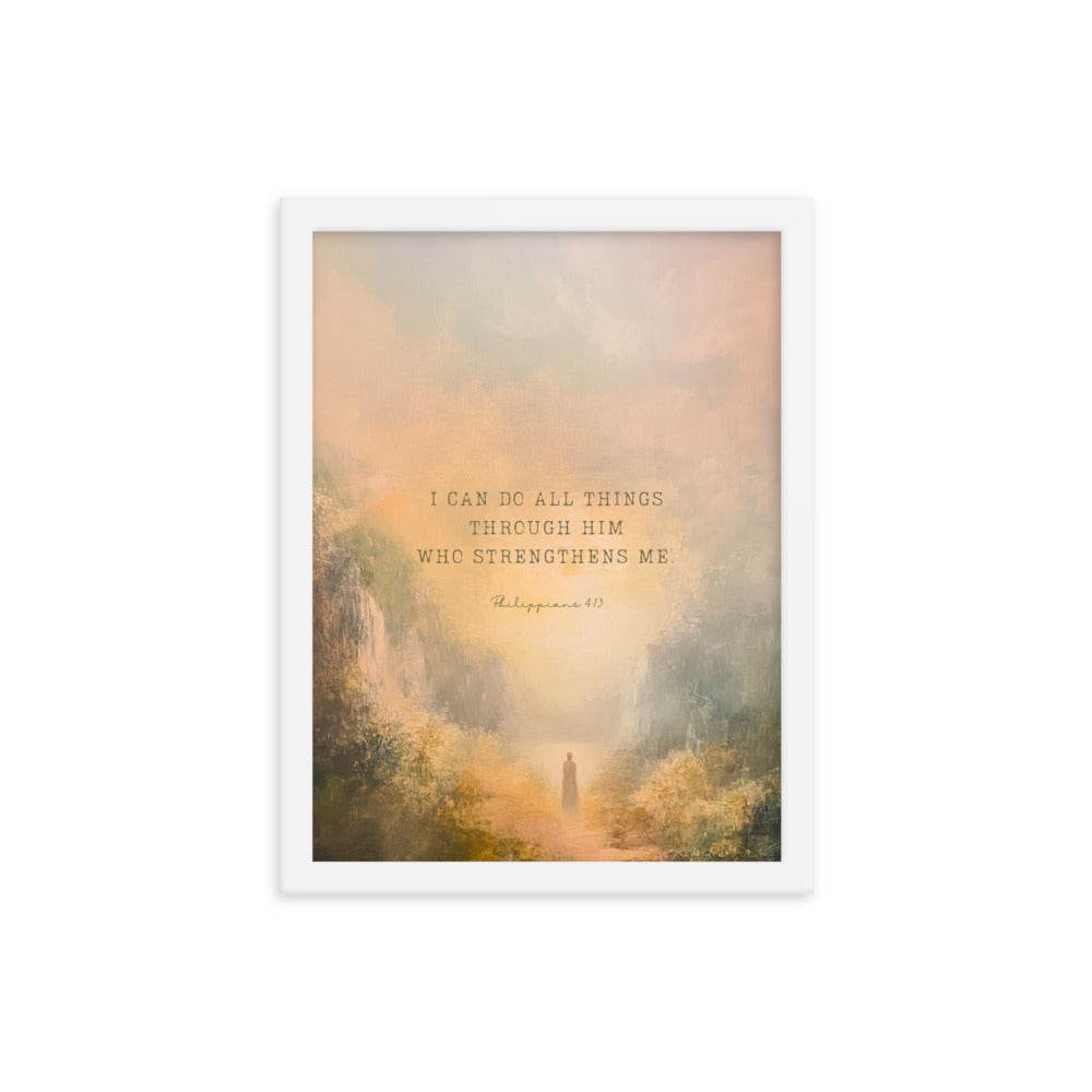Philippians 4:13 - Oil Painting Print  