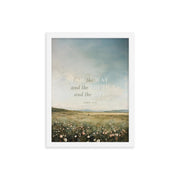 John 14:6 Meadow Scenery With Light Or Dark Text  